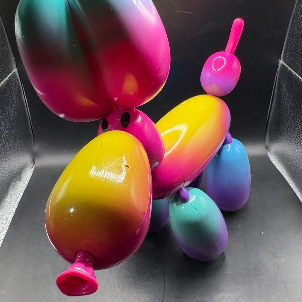 Squeaker‎ Rainbow Balloon Dog Figurine Sculpture Toy Colorful works